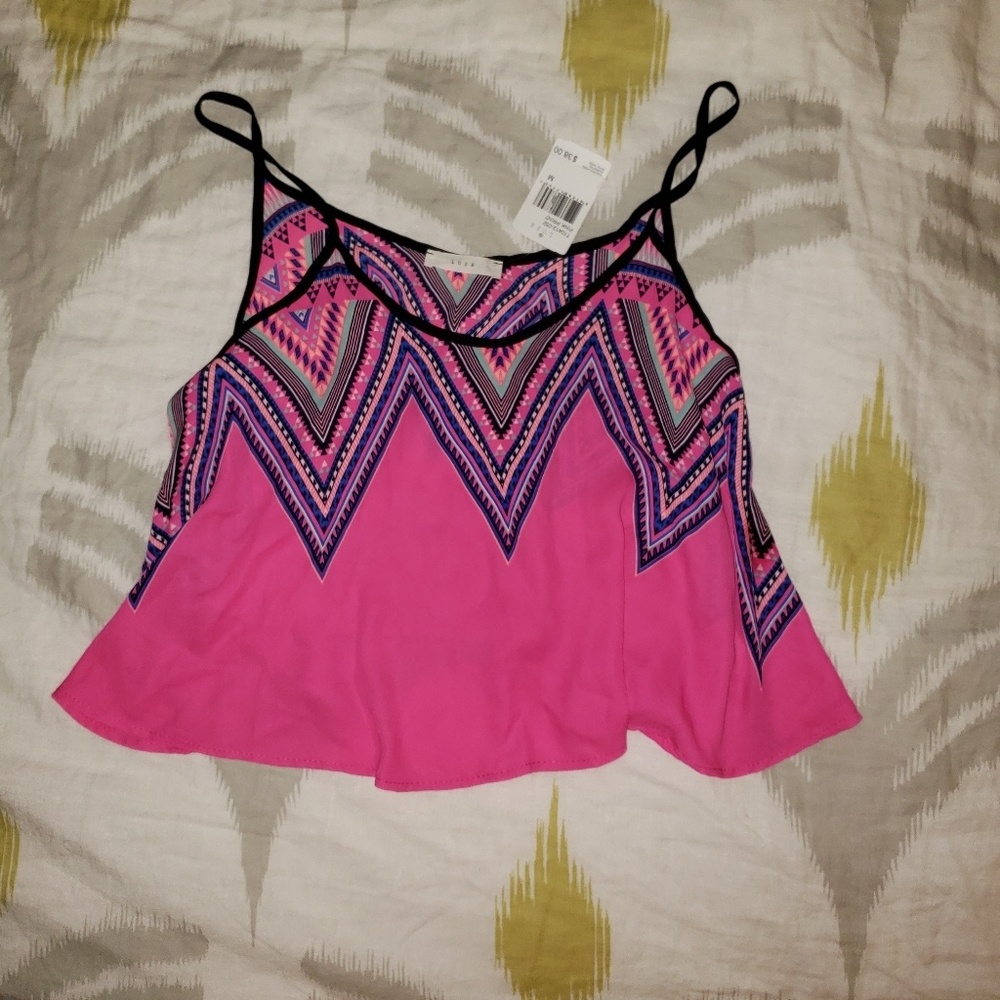 Pink Festival Crop Top